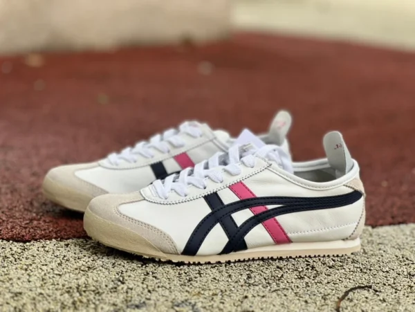 鬼冢虎白粉黑 纯原版 Onitsuka Tiger鬼冢虎 MEXICO 66 低帮 板尺码：36-46