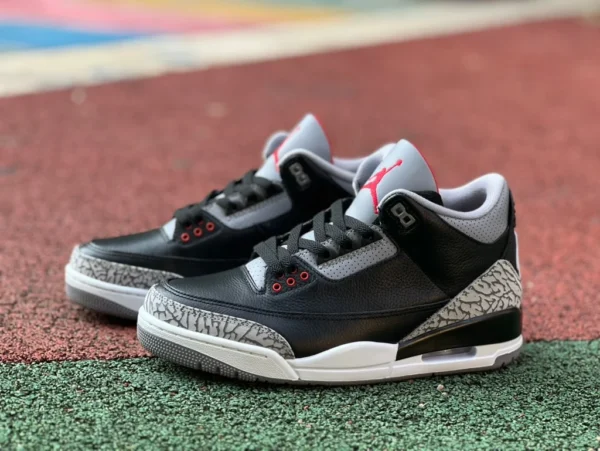 aj3黑水泥nike钩 复刻 Air Jordan 3 "Black Cement" DN3707-010