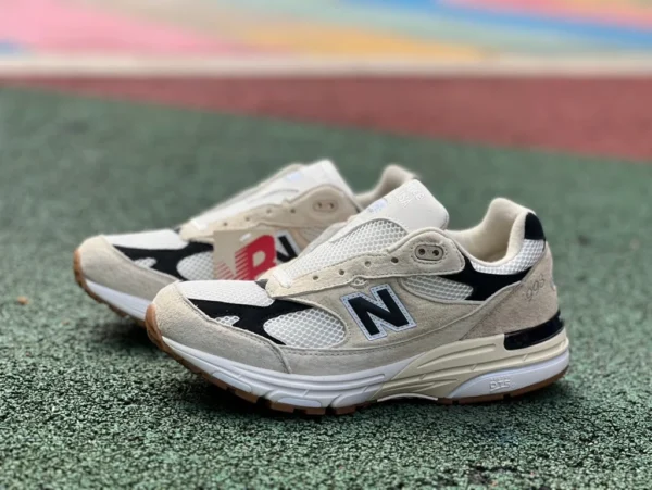 NB993米黄黑 总裁纯原版 New Balance NB993系列 休闲低帮复古慢跑步鞋U993WS