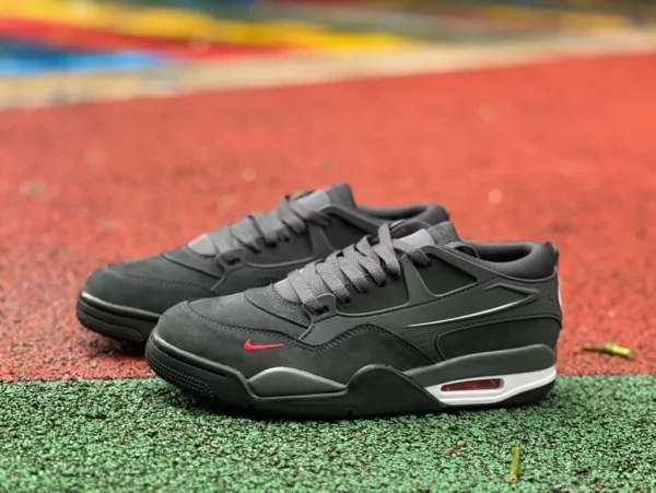 aj4黑色低帮 Air Jordan 4 RM Nigel Sylvester AJ4 黑色 HF4334-004