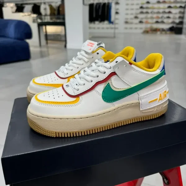 马卡龙系列第38色 白彩 Nike AIR Force 1 Shadow CI0919-118