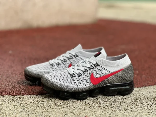 Nike大气垫白灰红 NIKE耐克男子AIR VAPORMAX FK板鞋/休闲鞋 849558-020