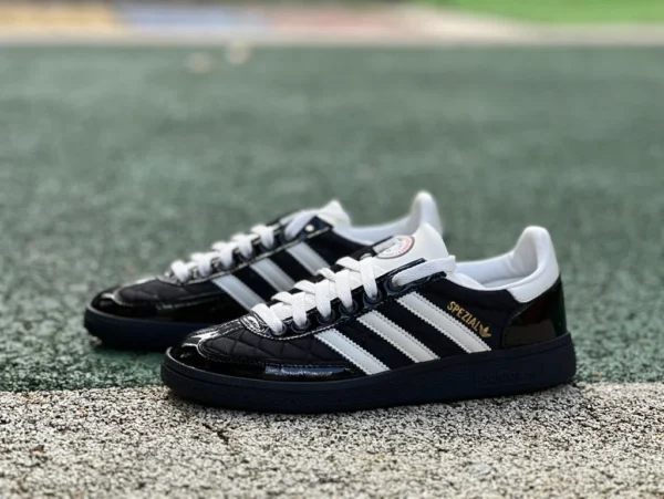 阿迪德训 黑白漆皮 s2纯原版 Adidas Handball Spezial originals 男女情侣低帮休闲板鞋 JP5669