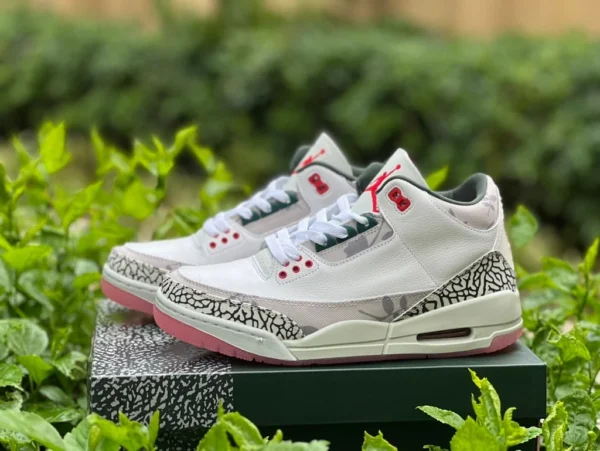 aj3米灰粉 Air Jordan 3 Retro Wings 复古篮球鞋 男女同款 米灰粉 HM6993-100