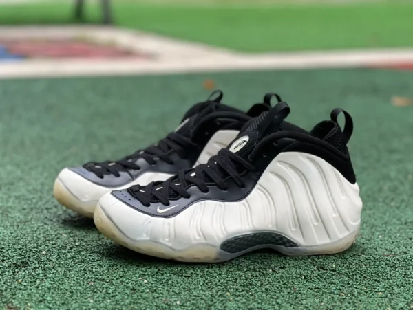 奶白喷 Nike Air Foamposite One 男子喷泡休闲篮球鞋 米白黑 FD5855-002