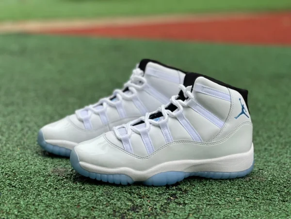 aj11传奇蓝高帮 女款实拍 裁片纯原版 Air Jordan 11  “Legend Blue” 378038-104