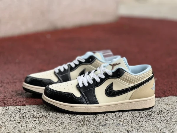 aj1低帮黑褐色 Air Jordan 1 Low AJ1低帮复古篮球鞋 HQ3437-101