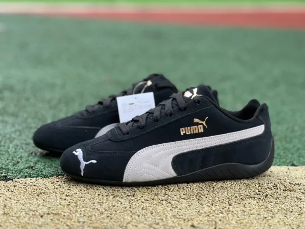 彪马黑白 s2纯原版 PUMA Speedcat 潮流舒适减震防滑轻便 低帮跑步鞋 男女同款