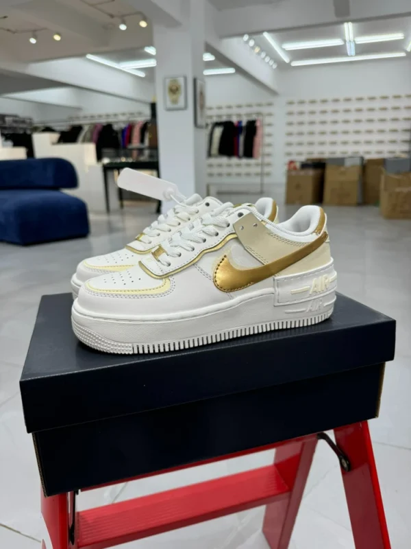 空军一号马卡龙白金色 Nike AIR Force 1 Shadow 空军一号 DZ1847-108