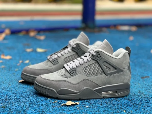 aj4灰黑巴黎奥运 gx纯原版 Air Jordan 4 AJ4 SE 灰黑巴黎奥运会休闲中帮篮球鞋 FQ7928-001