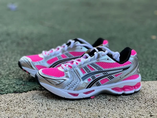 亚瑟士GK14 银粉 总裁纯原版 Asics Gel-Kayano 14 简约运动减震防滑耐磨低帮跑步鞋