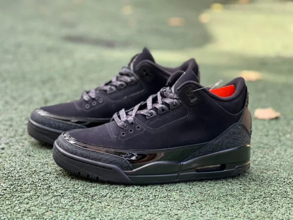 aj3黑猫 裁片纯原版 Air Jordan 3 “Black Cat”CT8532-001