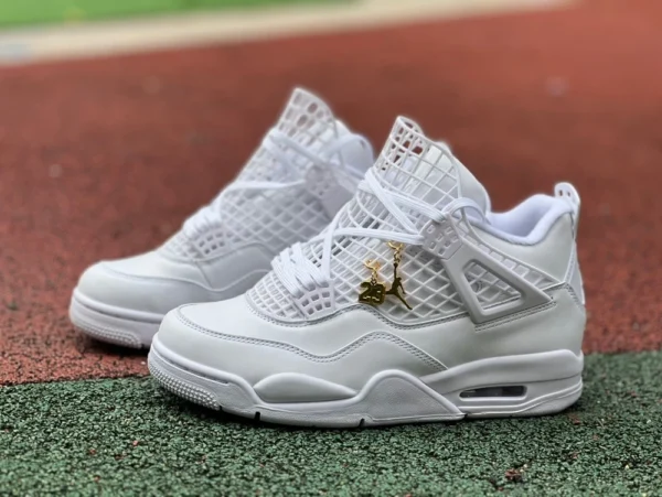 aj4纯白网格 Air Jordan 4 “Net” 耐磨 中帮 FV7251-107