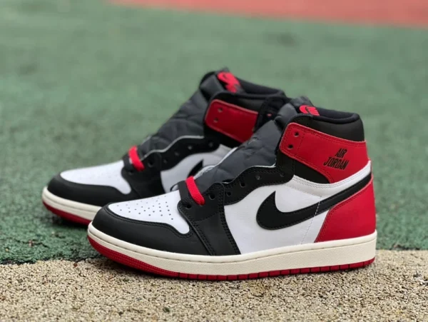 LJR版‼原厂材料  aj1新黑脚趾 Air Jordan 1 High OG “Black Toe”DZ5485-106