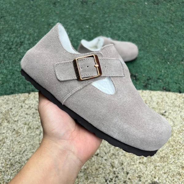 勃肯加绒 Birkenstock 绒面 灰色