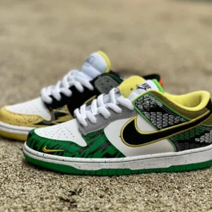 Dunk鸭子白黄灰绿黑 Nike Dunk Low "What The Ducks Of A Feather" HV1454-100